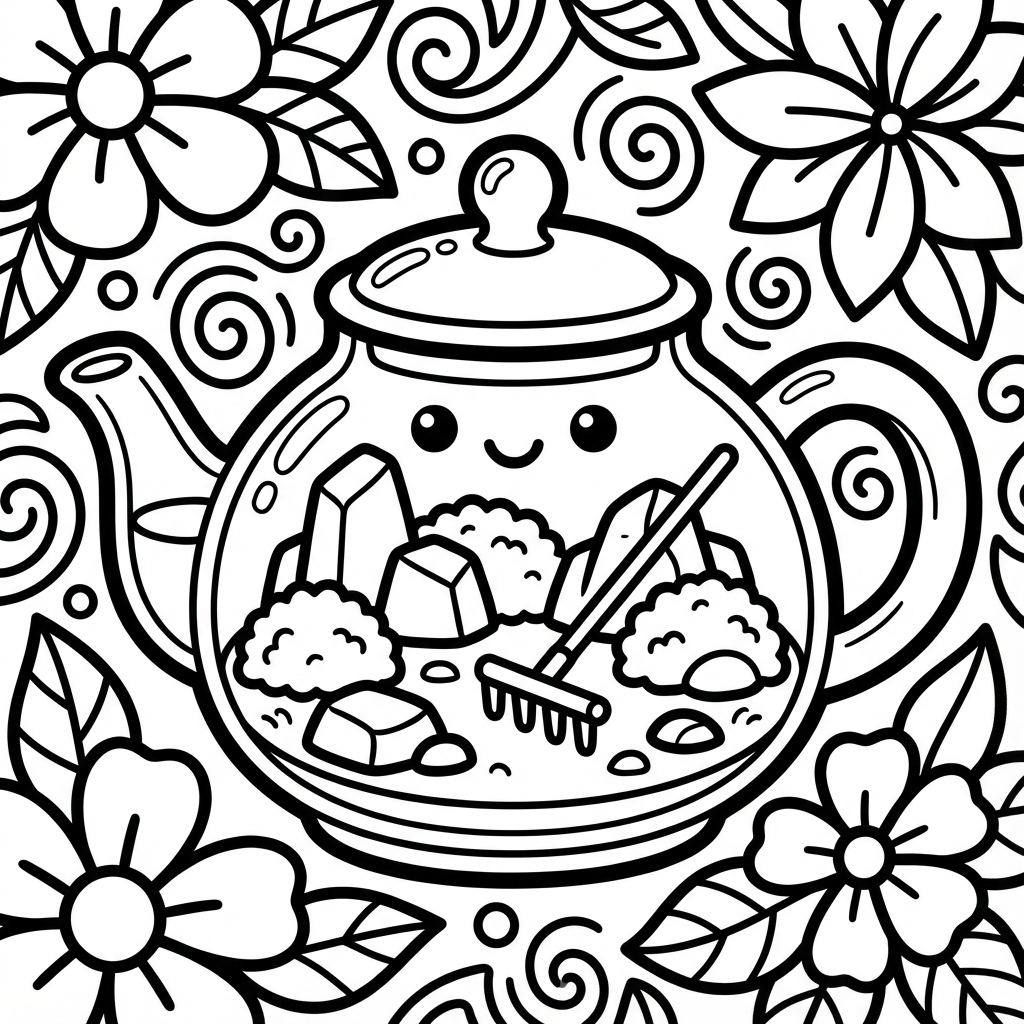 Spooky haunted house in a snow globe, a thick line coloring pages choice.